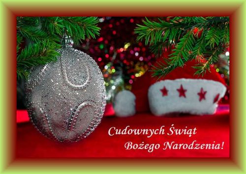Kartka Cudownych �wi�t Bo�ego Narodzenia!