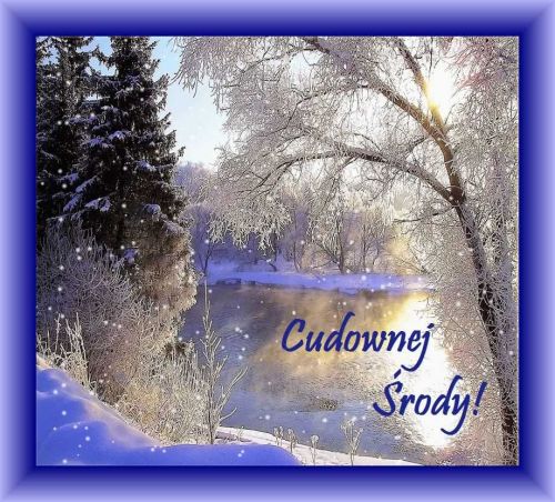 Kartka �ycz� Ci cudownej, spokojnej �rody!