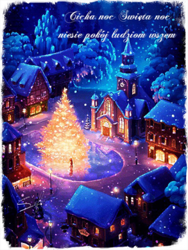 Kartka ✨Cicha noc, �wi�ta noc... 