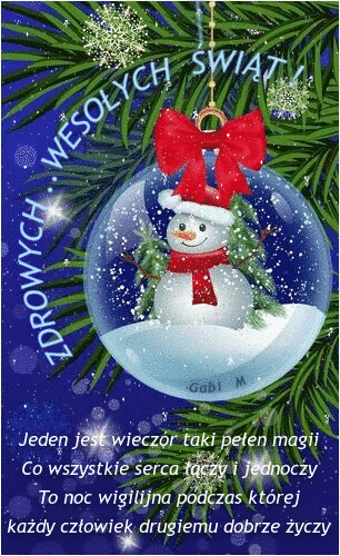Kartka Zdrowych i Weso�ych �wi�t !