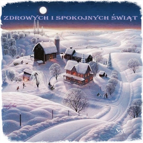 Kartka ❄Zdrowych spokojnych szcz�liwych �wi�t!