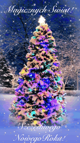 Kartka ❄Pi�knych �wi�t i Pomy�lno�ci  w Nowym Roku