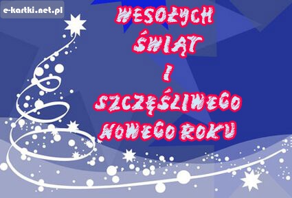 Kartka Weso�ych �wi�t i Szcz�liwego Nowego Roku