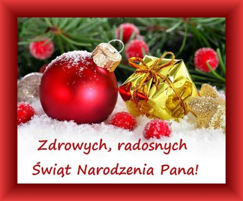 Kartka Zdrowych radosnych �wi�t Narodzenia Pana!