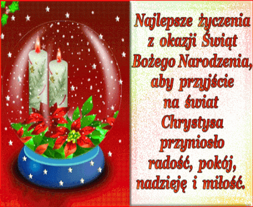 Kartka Najlepsze �yczenia z Okazji �wi�t B.N...