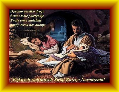 Kartka Pi�knych, rodzinnych �wi�t Bo�ego Narodzenia !