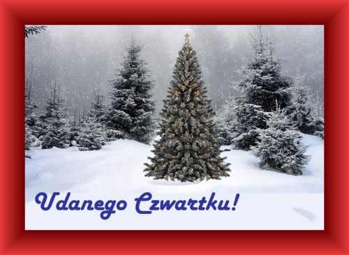 Kartka Dzie� Dobry! Udanego Czwartku!