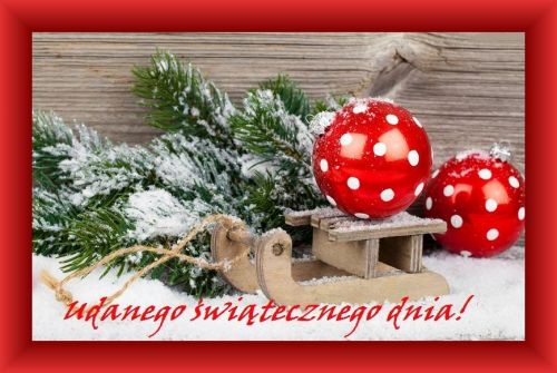 Kartka Udanego �wi�tecznego dnia!