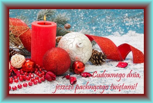 Kartka Cudownego �wi�tecznego dnia!