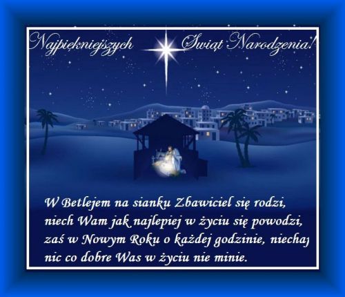 Kartka Najpi�kniejszych �wi�t Bo�ego Narodzenia!
