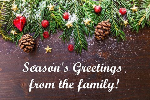 Kartka Season's Greetings From The Family!