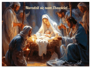 Kartka 💫Narodzi� si� nam Zbawiciel…