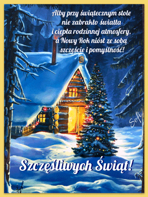 Kartka ❄ Szcz�liwych �wi�t Bo�ego Narodzenia!