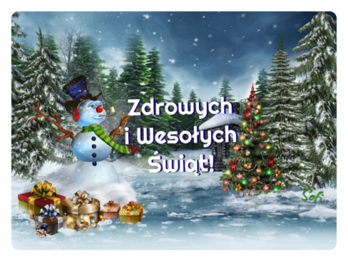 Kartka 🎄Zdrowych i Weso�ych �wi�t!