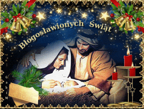 Kartka Niech Ci B�ogos�awi Panienka z Dziecin� ...