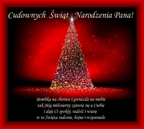 Kartka Cudownych �wi�t Narodzenia Pana!