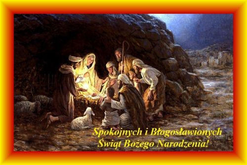Kartka B�ogos�awionych �wi�t Bo�ego Narodzenia!