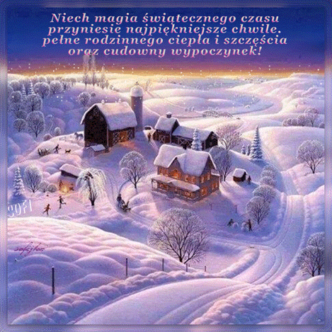 Kartka       Niech pi�kne b�d� dla Was te �wi�ta!