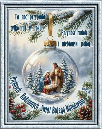 Kartka Pi�knych Rodzinnych �wi�t Bo�ego Narodzenia !