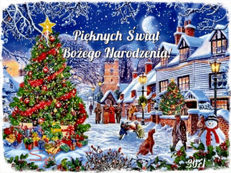 Kartka     Pi�knych Radosnych Zdrowych �wi�t!