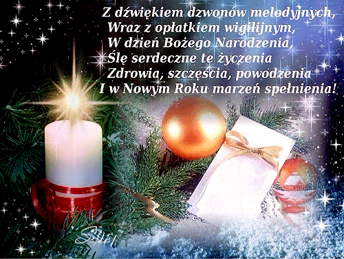Kartka        Wraz z op�atkiem wigilijnym…
