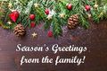 Season's Greetings From The Family!