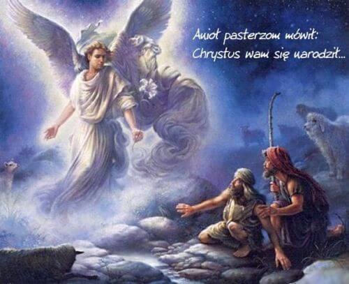 Kartka Anio� pasterzom m�wi�...