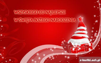 Kartka W bo�onarodzeniowe �wi�ta:)