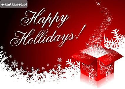Kartka Happy Hollidays !
