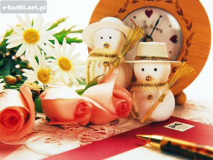 Kartka Bo�onarodzeniowe ludki...