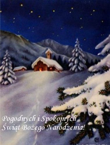 Kartka Pogodnych i Spokojnych �wi�t!