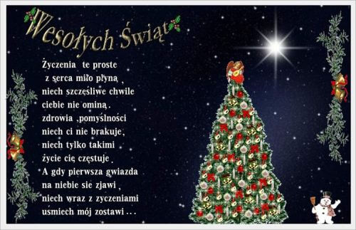 Kartka Dla ciebie �wi�tecznie