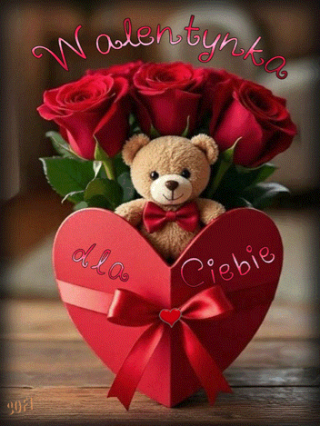 Kartka ❤️Walentynka dla Ciebie