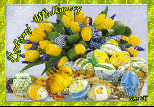 Kartka Radosnych wit Wielkanocnych 