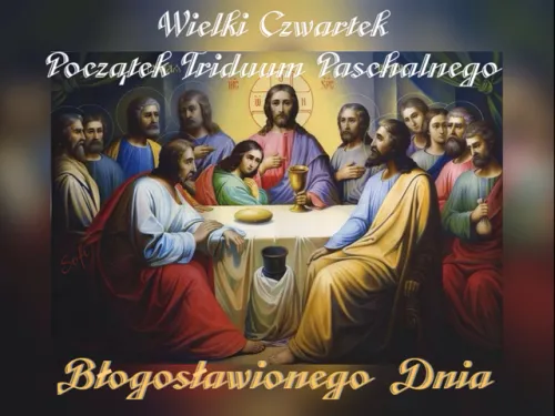 Kartka   Wielki Czwartek