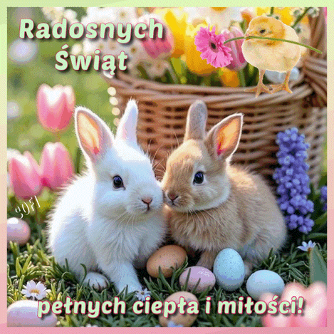 Kartka 🐥Radosnych �wi�t🌸