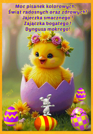 Kartka 🐣WESO�YCH �WI�T🐇