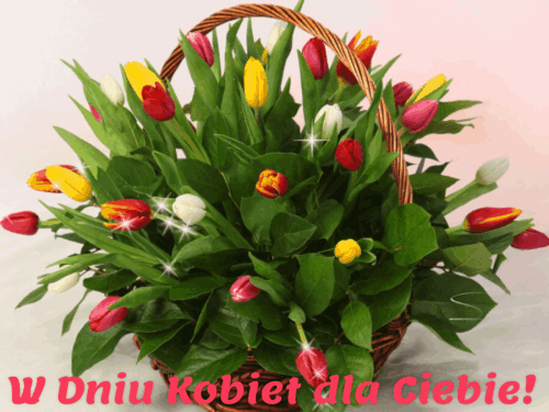 Kartka Bukiecik wiosennej rado�ci i najmilszych �ycze�!