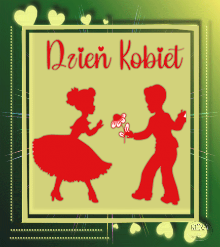 Kartka Kwiatek dla Ciebie w Dniu Kobiet