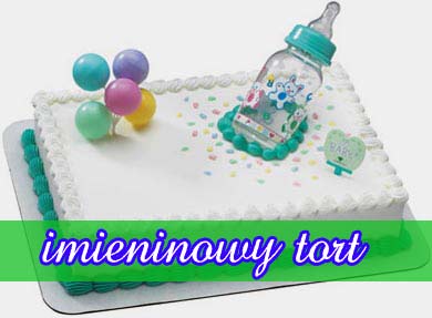 Kartka Imieninowy tort