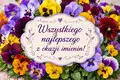 Wszystkiego najlepszego z okazji imienin!