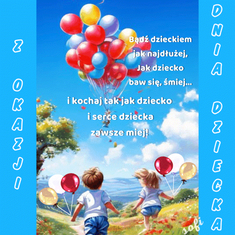 Kartka  💕 Z Okazji Dnia Dziecka💕