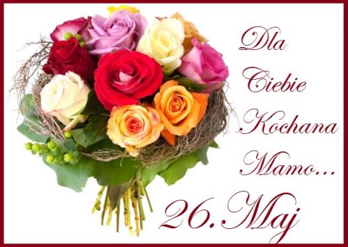 Kartka Bukiecik Mi�o�ci dla Mamy!