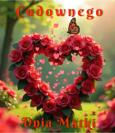 Kartka   🌹💗CUDOWNEGO  DNIA  MAMY!