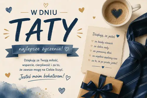 Kartka Dla Najlepszego Taty!