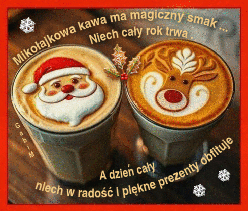 Kartka Miko�ajkowe radosne 🎅🏻 dzie� dobry