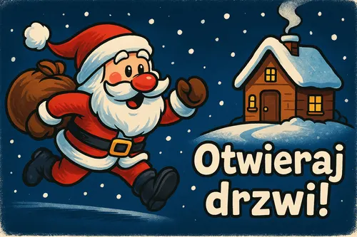 Kartka Otwieraj drzwi!