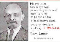 Kartka pierwszy maja