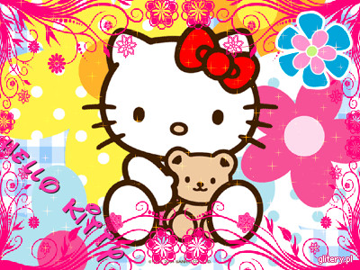 Kartka hello kitty