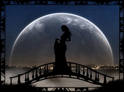 Kartka ♥ksiezycowa dama♥